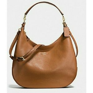 Coach Harley Hobo Leather Crossbody Handbag - EUC